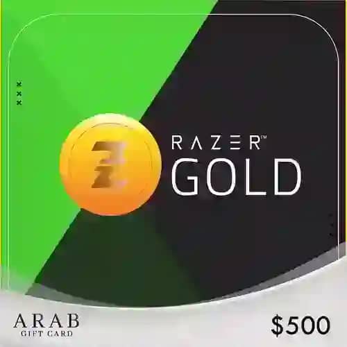 بطاقة ريزر جولد - 500 دولار (عالمي)