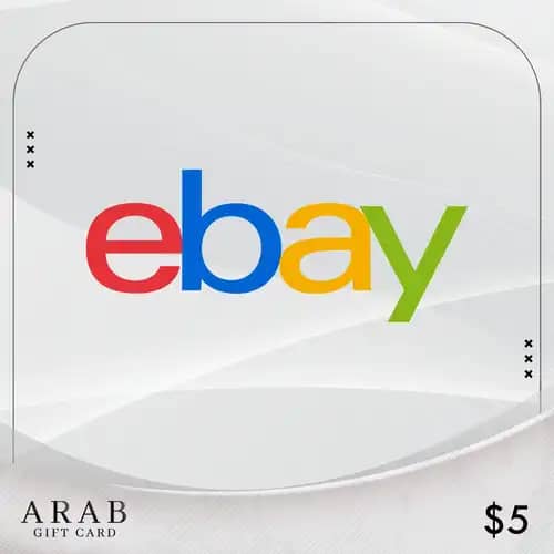 شحن بطاقة  ايباي ebay امريكا  5 دولار أمريكي