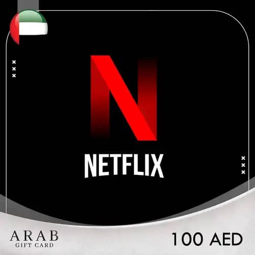 Netflix 100 AED Recharge Card for UAE Store