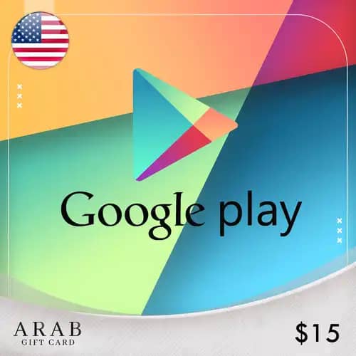 شراء بطاقة جوجل بلاي امريكي 15 دولار "للمتاجر الامريكية فقط"