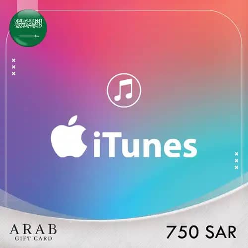 Saudi iTunes 750 SAR Recharge Card
