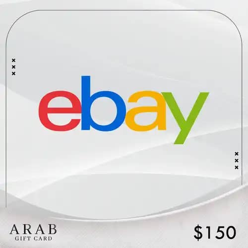 شحن بطاقة ايباي ebay امريكا  150 دولار أمريكي