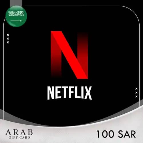 Netflix 100 SAR Recharge Card for Saudi Store