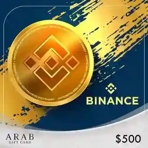 بطاقة شحن بينانس USDT بقيمة 500 دولار