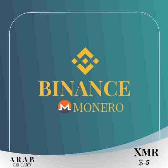 Binance Gift Card XMR $5|BG Gift Card $5