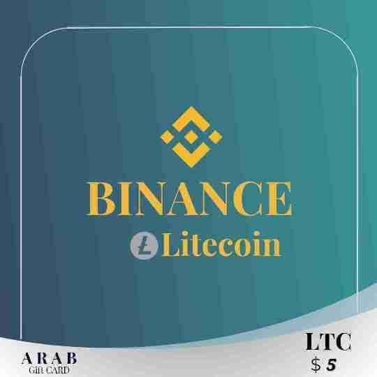 بطاقة هدايا بينانس (LTC) بقيمة 5 دولار