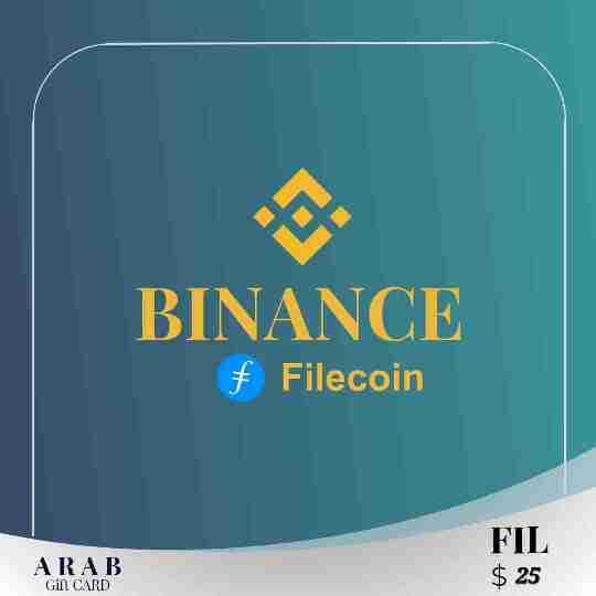 بطاقة هدايا بينانس (FIL) بقيمة 25 دولار
