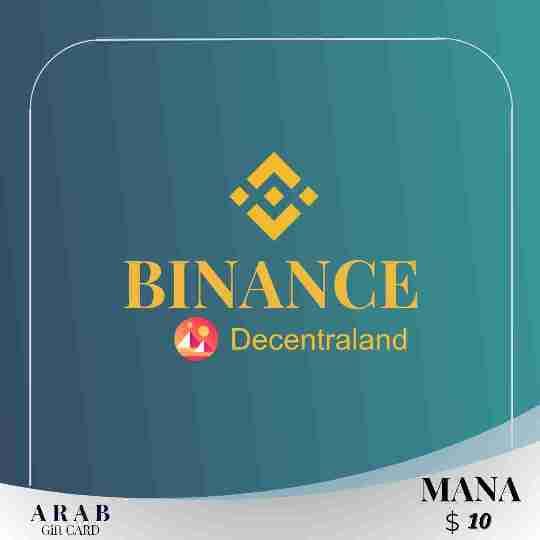 Binance Gift Card MANA $10|BG Gift Card $10