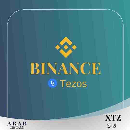 بطاقة هدايا بينانس (XTZ) بقيمة 5 دولار